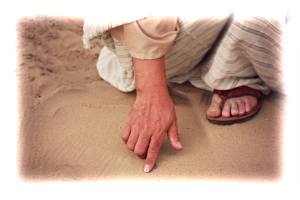 Writing in the sand